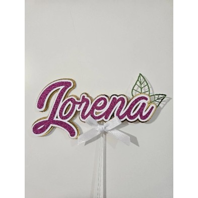 Topper de nombre Lorena